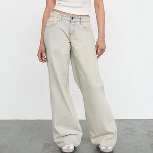 MOTEL ROCKS Roomy Jeans In Arctic Blue